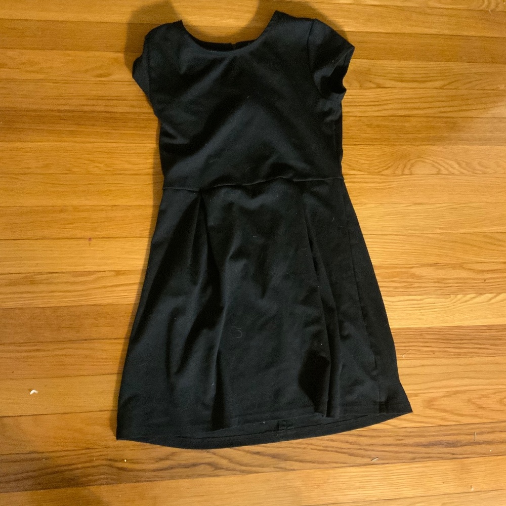 PLACE girls black dress (s14)
